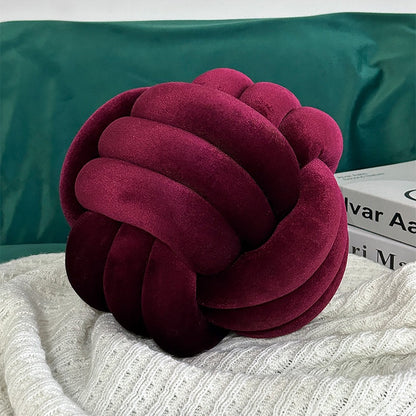 球形繩結絨毛抱枕 Spherical Knot Plush Pillow