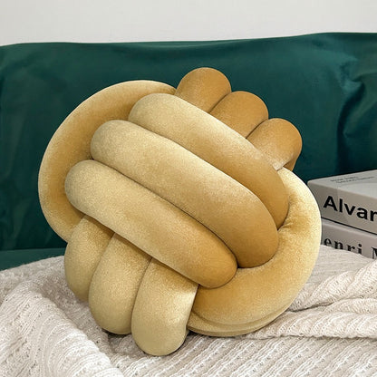 球形繩結絨毛抱枕 Spherical Knot Plush Pillow