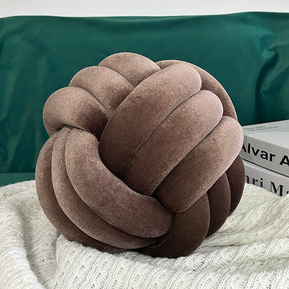 球形繩結絨毛抱枕 Spherical Knot Plush Pillow