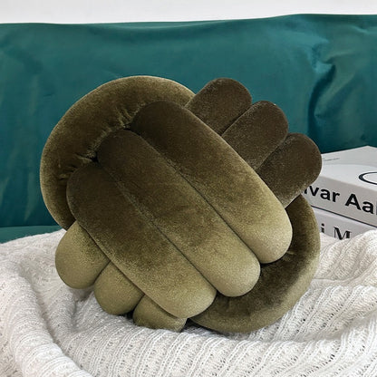 球形繩結絨毛抱枕 Spherical Knot Plush Pillow