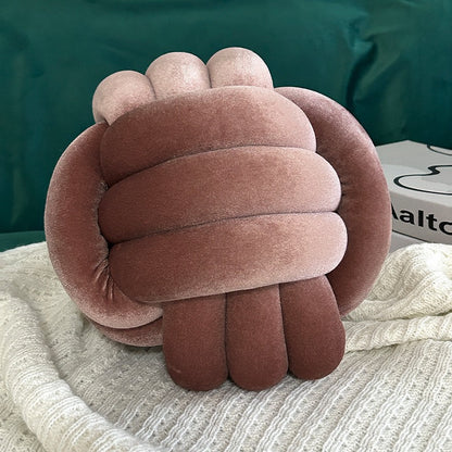 球形繩結絨毛抱枕 Spherical Knot Plush Pillow