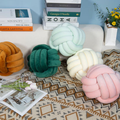 加重球形繩結絨毛抱枕 1200g Weighted Spherical Knot Plush Pillow