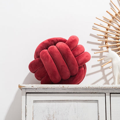 加重球形繩結絨毛抱枕 1200g Weighted Spherical Knot Plush Pillow