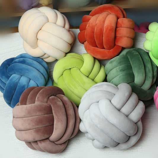 加重球形繩結絨毛抱枕 1200g Weighted Spherical Knot Plush Pillow