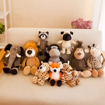 叢林動物毛絨玩偶 Safari Stuffed Animals Plush