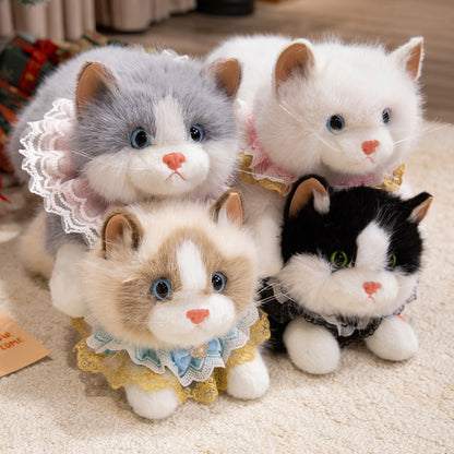 40cm 仿真布偶猫會發聲公仔 Simulation Ragdoll Cat Plush