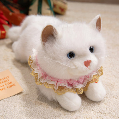 40cm 仿真布偶猫會發聲公仔 Simulation Ragdoll Cat Plush