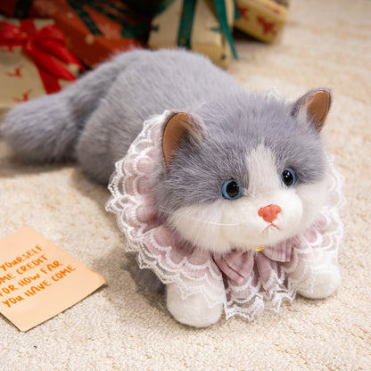 40cm 仿真布偶猫會發聲公仔 Simulation Ragdoll Cat Plush