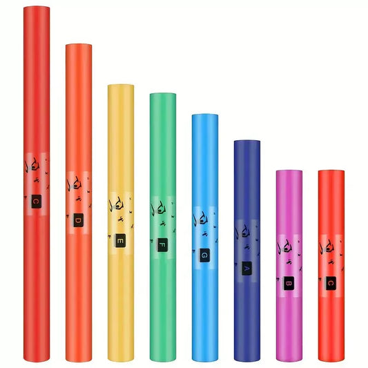 全音階八彩律音管 8-Note Diatonic Tuned Percussion Tubes Set