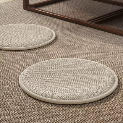 日式純色圓形坐墊 榻榻米地板墊 Japanese Round Floor Cushion — Woven Seat Pad