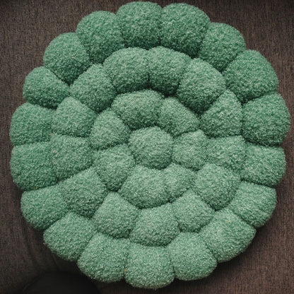 日式泡泡雲朵坐墊 羊羔絨蒲團地板墊 42cm Bubble Cloud Floor Cushion — Bouclé Seat Pad