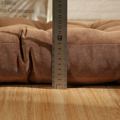 燈芯絨加厚蒲團坐墊 圓形／方形榻榻米地板墊 55cm Thick Corduroy Floor Cushion