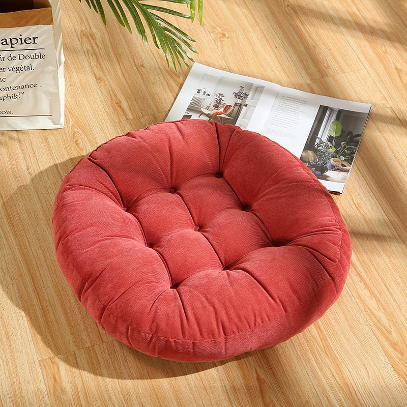 燈芯絨加厚蒲團坐墊 圓形／方形榻榻米地板墊 55cm Thick Corduroy Floor Cushion