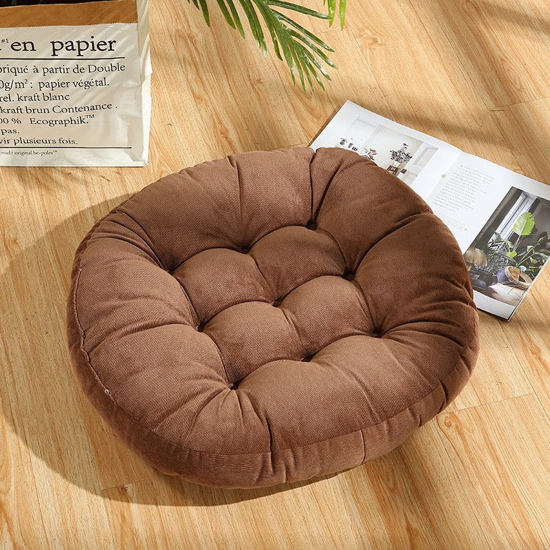 燈芯絨加厚蒲團坐墊 圓形／方形榻榻米地板墊 55cm Thick Corduroy Floor Cushion