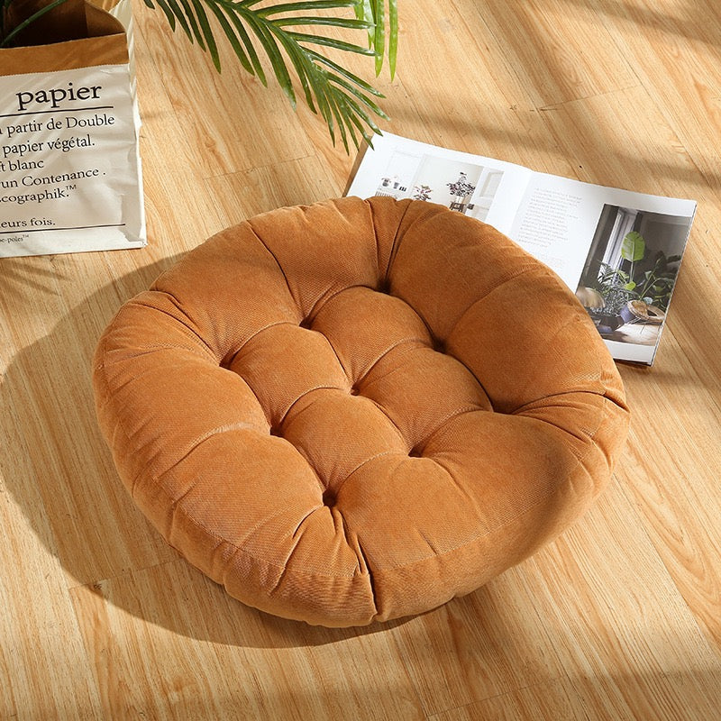 燈芯絨加厚蒲團坐墊 圓形／方形榻榻米地板墊 55cm Thick Corduroy Floor Cushion
