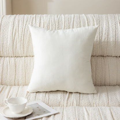 純色荷蘭絨方形抱枕（連枕芯）可拆洗靠墊 45cm Solid Velvet Square Cushion with Insert