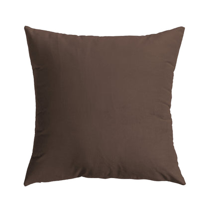 純色荷蘭絨方形抱枕（連枕芯）可拆洗靠墊 45cm Solid Velvet Square Cushion with Insert