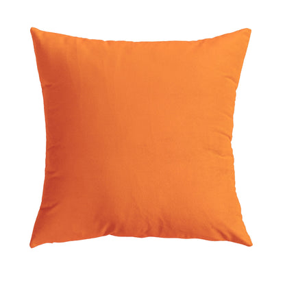 純色荷蘭絨方形抱枕（連枕芯）可拆洗靠墊 45cm Solid Velvet Square Cushion with Insert