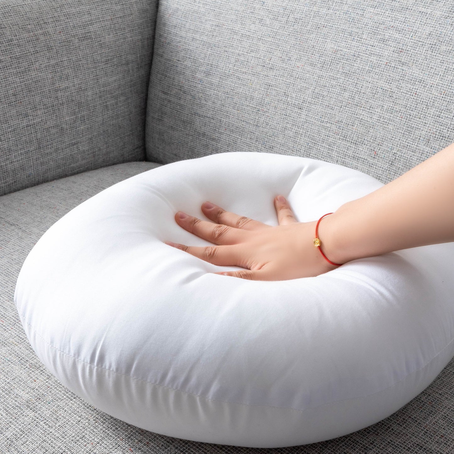 圓形絲絨感統坐墊（連枕芯）Round Velvet Sensory Floor Cushion