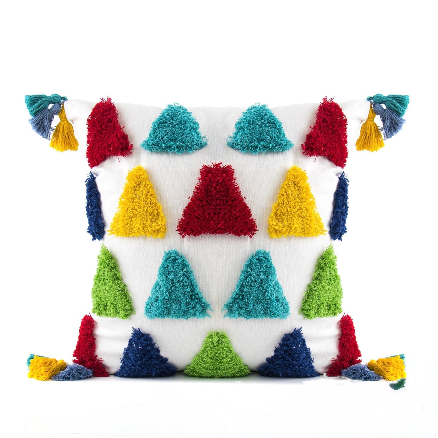 波西米亞簇絨立體觸感抱枕（連枕芯）Boho Tufted Textured Sensory Cushion
