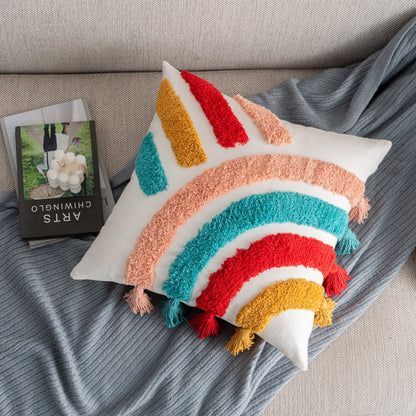 波西米亞簇絨立體觸感抱枕（連枕芯）Boho Tufted Textured Sensory Cushion
