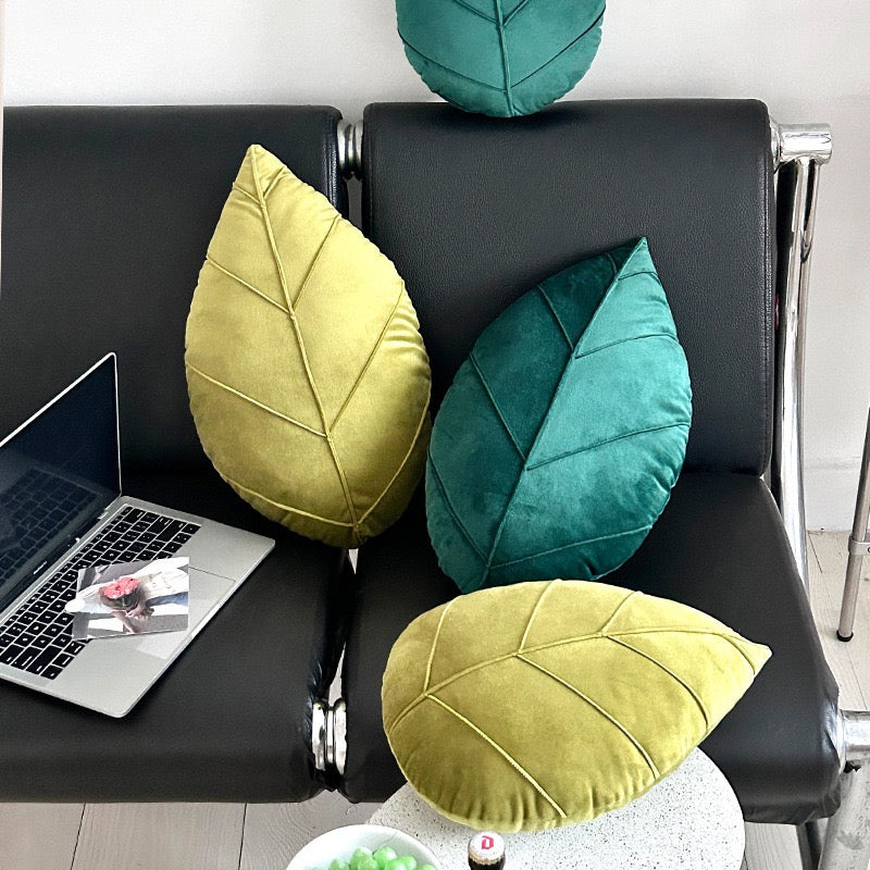 毛絨樹葉造型抱枕 Plush Leaf Shaped Sensory Cushion
