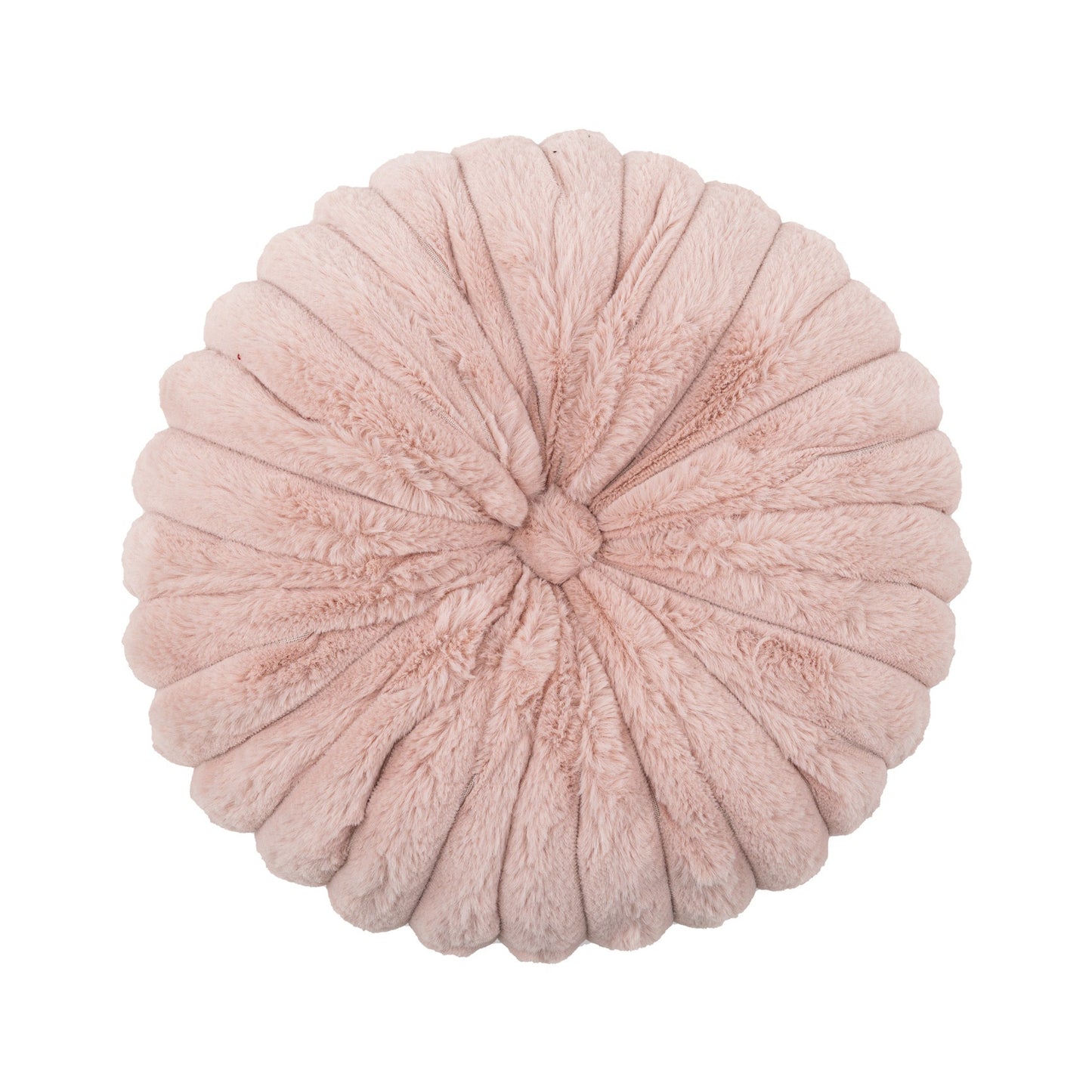 南瓜條紋毛絨圓形抱枕 直徑35cm Ribbed Faux Fur Round Cushion