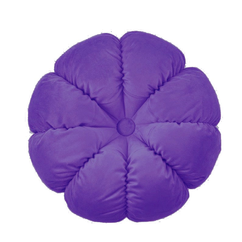 八瓣花朵絲絨坐墊抱枕 直徑40cm Eight-Petal Velvet Flower Floor Cushion