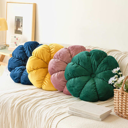 八瓣花朵絲絨坐墊抱枕 直徑40cm Eight-Petal Velvet Flower Floor Cushion