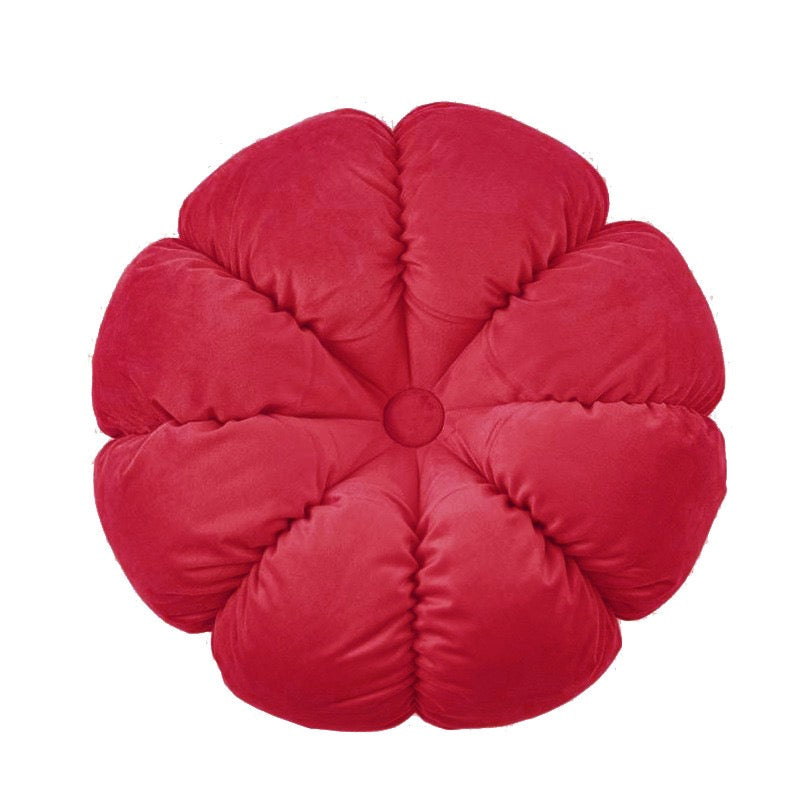 八瓣花朵絲絨坐墊抱枕 直徑40cm Eight-Petal Velvet Flower Floor Cushion