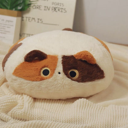 貓咪造型毛絨坐墊 直徑40cm Cat Plush Seat Cushion