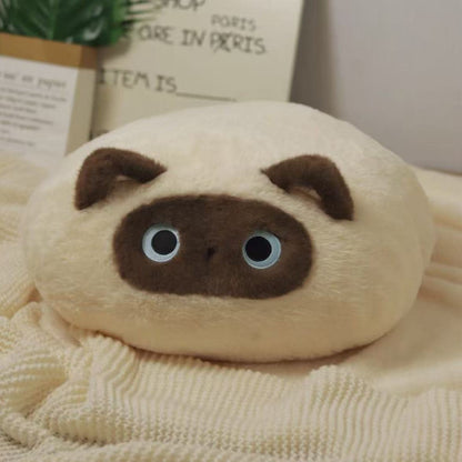 貓咪造型毛絨坐墊 直徑40cm Cat Plush Seat Cushion