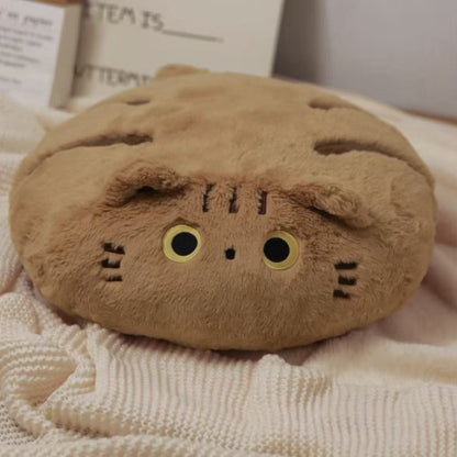 貓咪造型毛絨坐墊 直徑40cm Cat Plush Seat Cushion