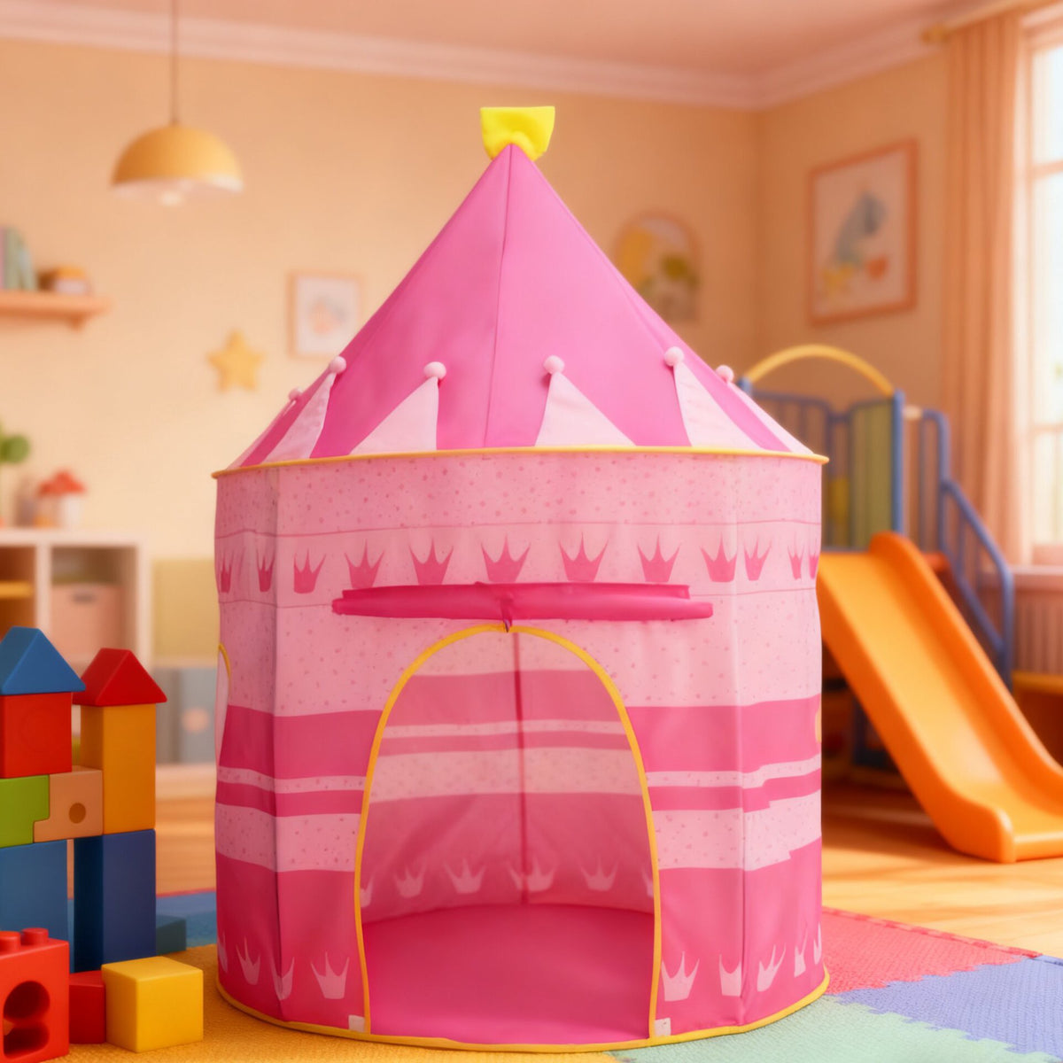 城堡遊戲帳篷 兒童室內小屋 Kids Castle Play Tent