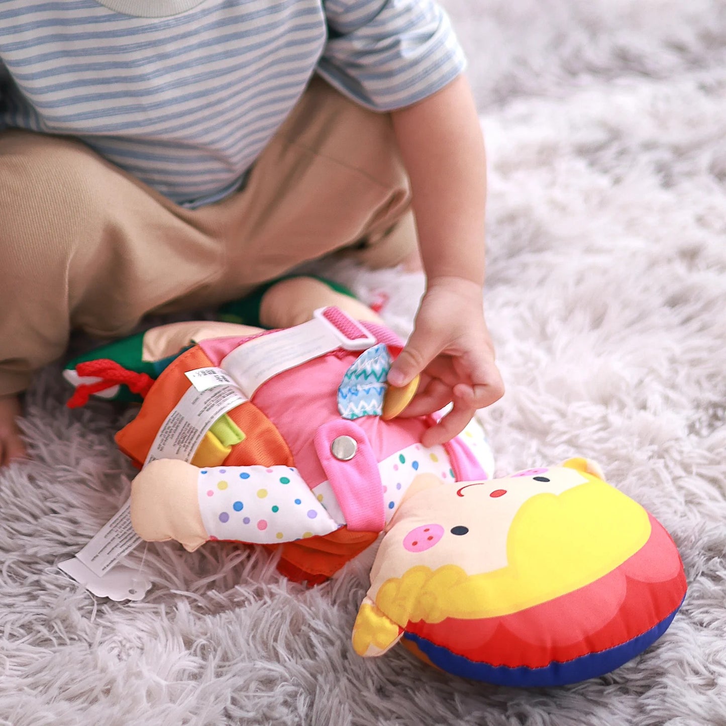 K's Kids  2 in 1 雙面自理訓練娃娃 Wayne & Julia Dress Up Doll