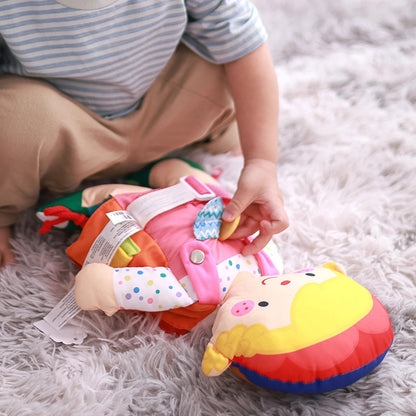 K's Kids 2 in 1 雙面自理訓練娃娃 Wayne & Julia Dress Up Doll