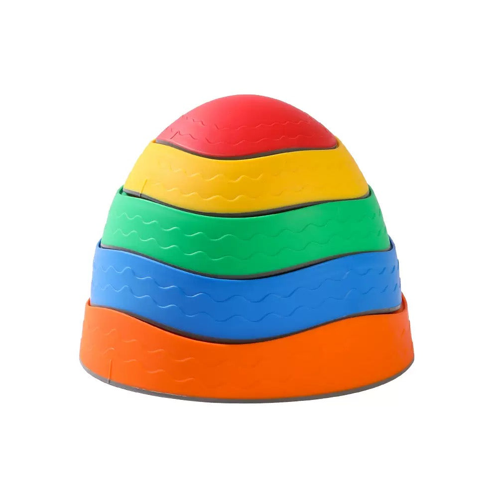 彩虹過河石 34×9cm（5件套）Rainbow Balance Stepping Stones