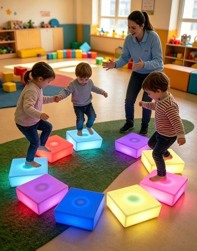 LED七彩發光過河石 Light-Up Sensory Stepping Stones