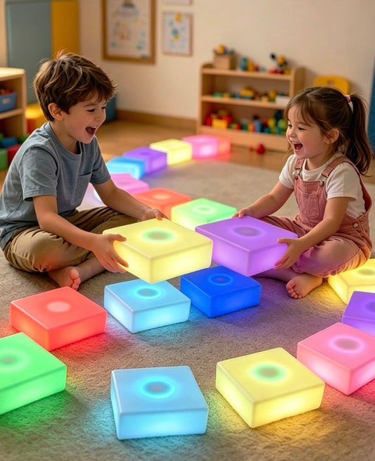 LED七彩發光過河石 Light-Up Sensory Stepping Stones