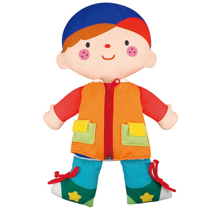 K's Kids 2 in 1 雙面自理訓練娃娃 Wayne & Julia Dress Up Doll