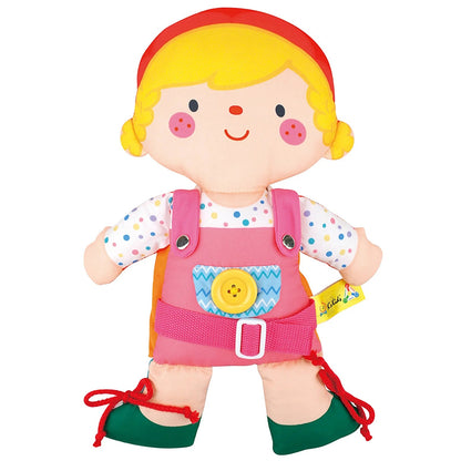 K's Kids 2 in 1 雙面自理訓練娃娃 Wayne & Julia Dress Up Doll