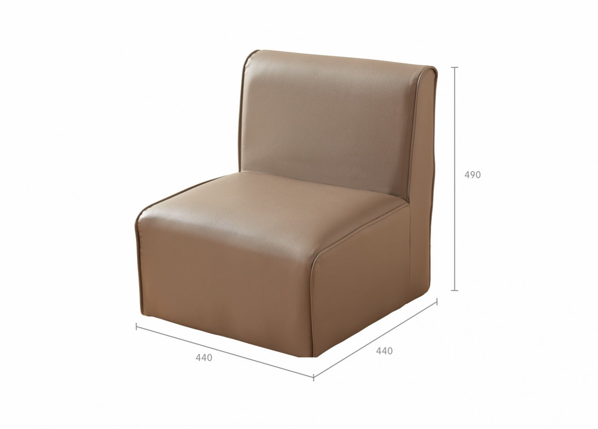 Masterkidz 組合式兒童沙發（奶茶色）Modular Kids' Sofa System (Neutral Tan)