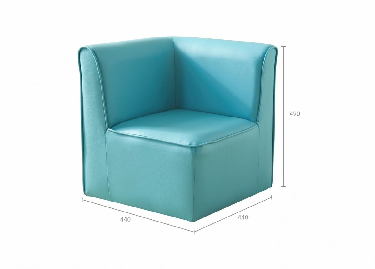Masterkidz 組合式兒童沙發 (天藍色) Modular Kids' Sofa System (Blue)