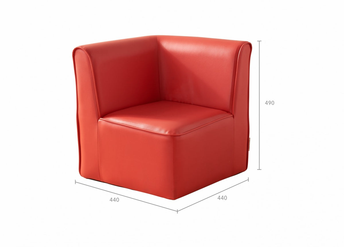 Masterkidz 組合式兒童沙發 (紅色) Modular Kids' Sofa System (Red)