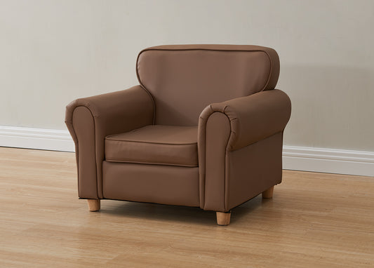 Masterkidz 奶茶色扶手兒童沙發 Neutral Tan Kids' Armrest Sofa