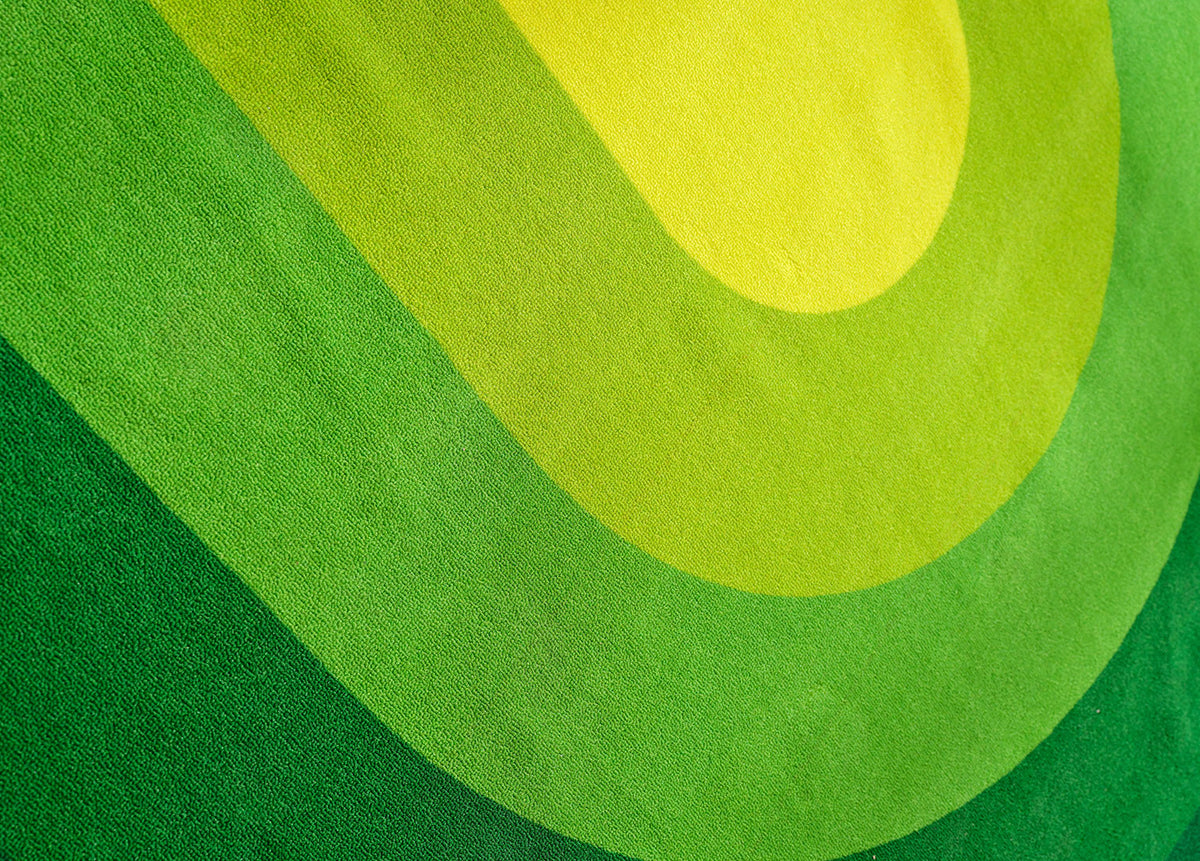 Masterkidz 綠色橢圓課室地毯 Green Oval Classroom Rug
