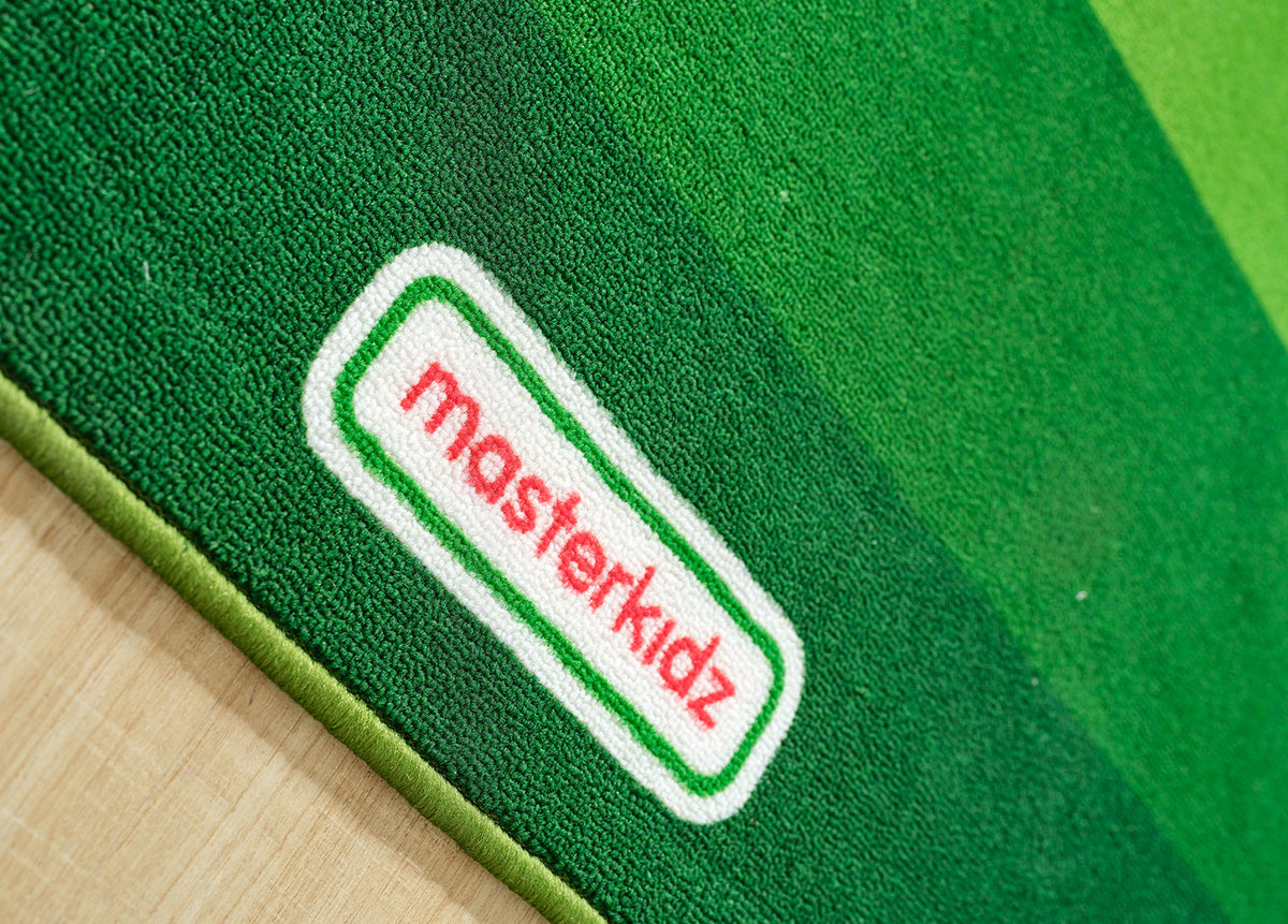 Masterkidz 綠色橢圓課室地毯 Green Oval Classroom Rug