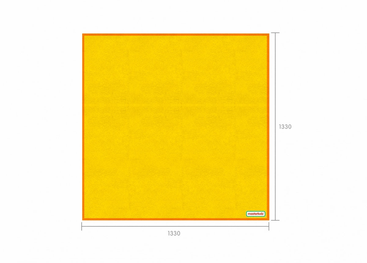 Masterkidz 黃色雙色方形地毯 Two-Tone Square Classroom Rug (Yellow)