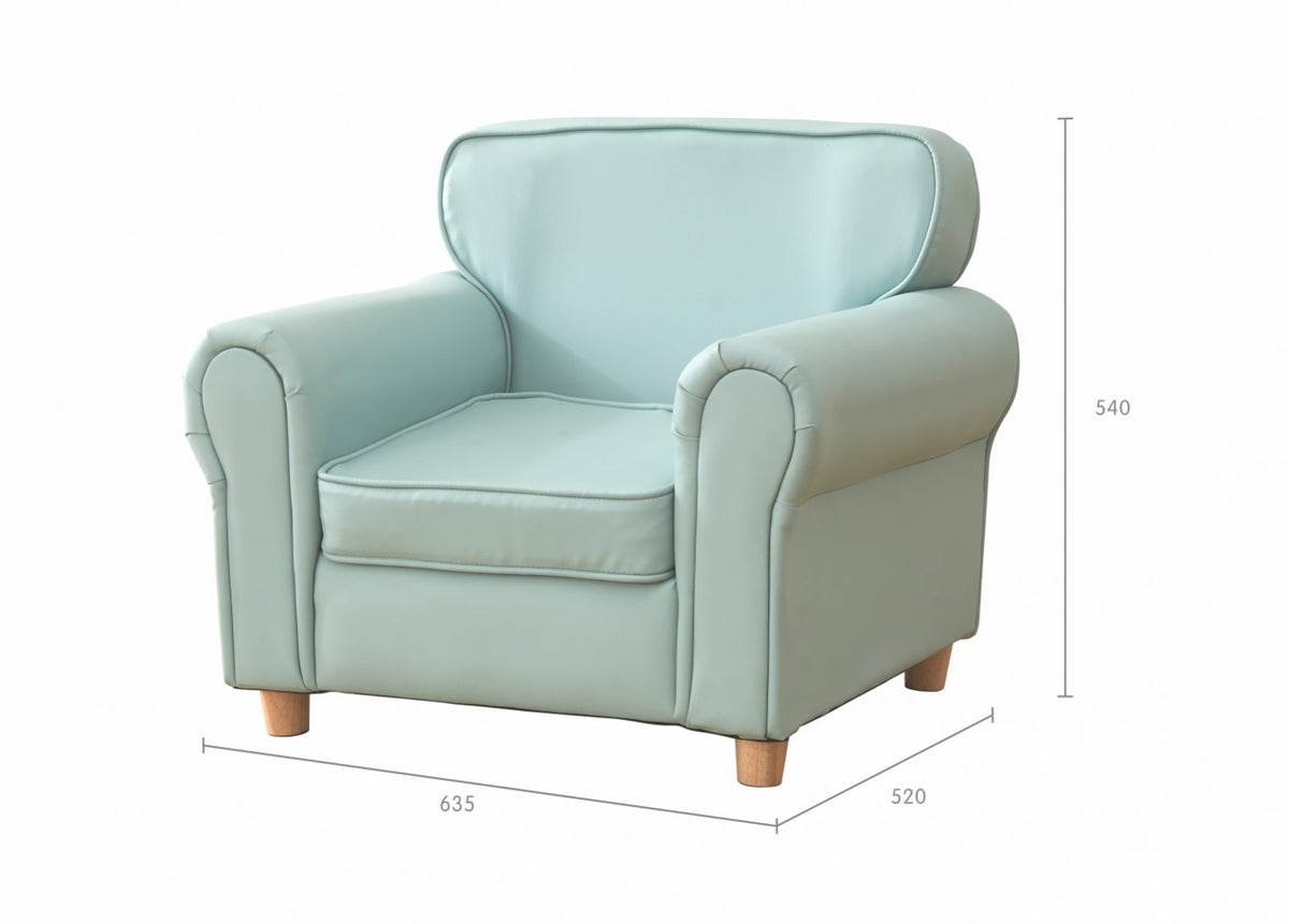 Masterkidz 粉藍扶手兒童沙發 Baby Blue Kids' Armrest Sofa