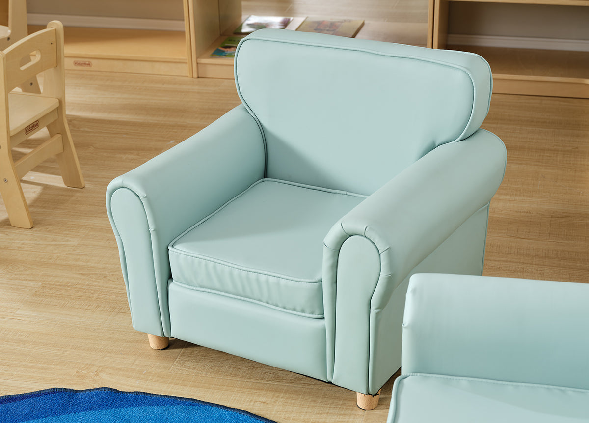 Masterkidz 粉藍扶手兒童沙發 Baby Blue Kids' Armrest Sofa